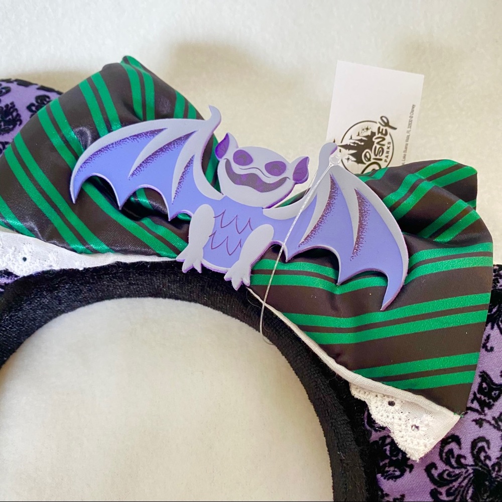 Disney Parks Haunted Mansion Minnie Ears Headband - Picture 3 of 8